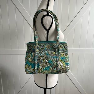 EUC Blue & Green Print Vera Bradley Purse Hand Bag